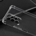 Back Cover Case with Edges Soft Clear TPU with Shockproof Protection for Samsung Galaxy A32 4G - Transparent