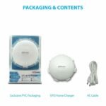 Portronics POR 343 UFO USB Home Charger 6 Ports 8A Charging Station for Smartphones and Tablets - White