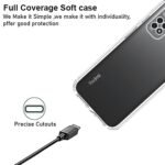 Mobile Back Case Cover for Redmi Note 11 (Soft Silicone Transparent)
