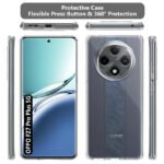 Oppo F27 Pro Plus 5G | Transparent Back Cover | Raised Bumps for Camera & Screen Protection Back Case Cover (Transparent)