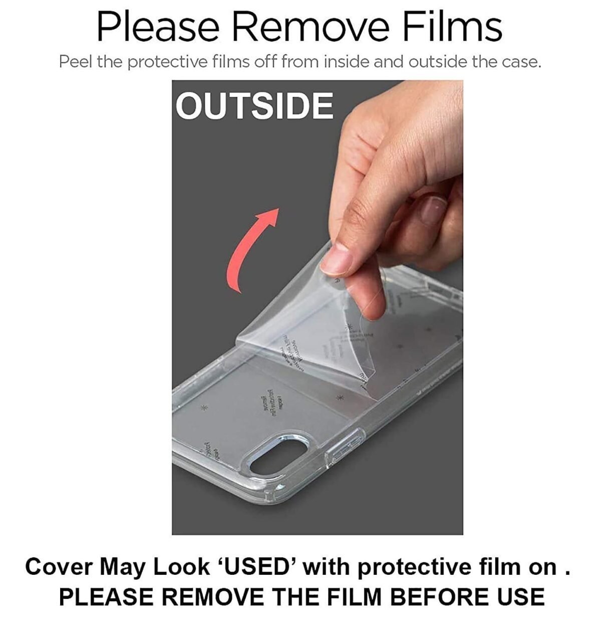 Back Cover For Oppo F19 Pro+Plus 5G | 360 Degree Protection | Protective Design | Transparent Black - Eagle