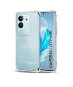 Combo Tempered Glass + Camera Lens Protector Vivo V29 / Vivo S17 / S17 Pro 5G Transparent Flexible Silicone Back Cover
