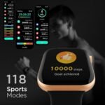 Fire-Boltt Ring 3 Smart Watch 1.8 Biggest Display with Advanced Bluetooth Calling Chip, Voice Assistance,118 Sports Modes, in