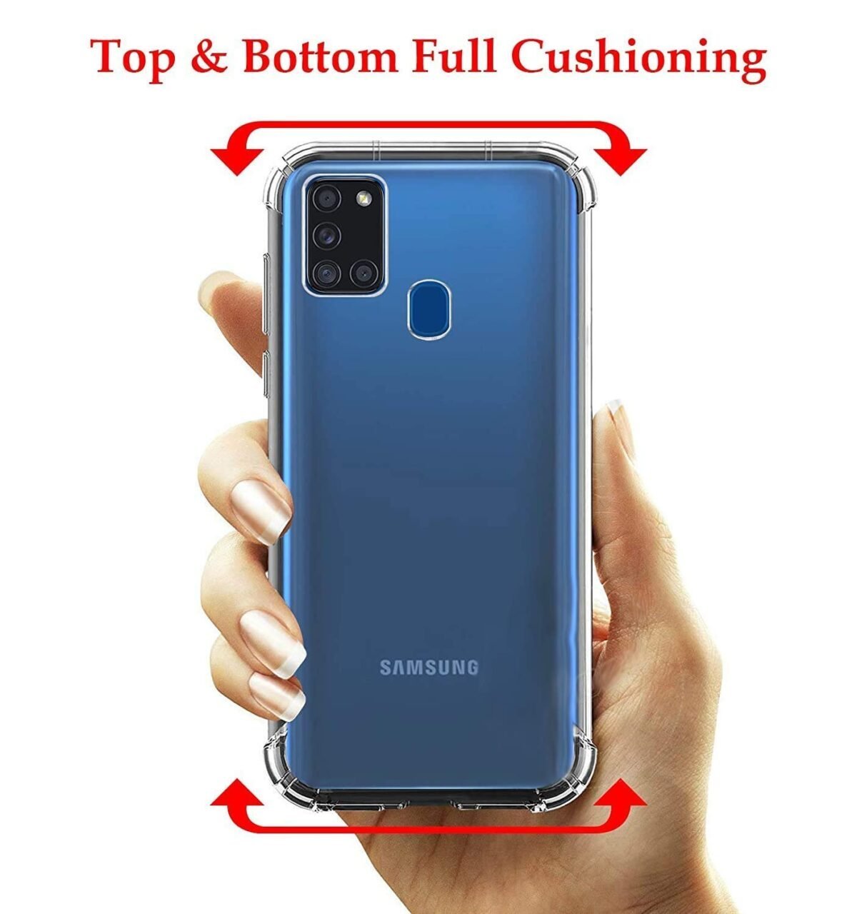 Samsung Galaxy A21s - Transparent Back Cover for Samsung A21s
