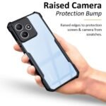 Mi Redmi 12 5G | Raised Bumps for Camera & Screen Protection | Ultra Clear Soft Silicone Back Cover (Eagle)