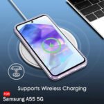 Samsung Galaxy A55 5G | Best Camera Protection | (Silicone, Transparent)