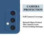 Liquid Silicone Back Cover Case for Samsung Galaxy A35 5G Shockproof TPU Soft Flexible with Camera Protection - Black
