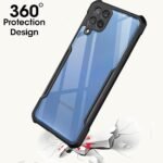 Shockproof Crystal Clear Back Cover Case for Samsung Galaxy F22 | 360 Degree Protection -Eagle