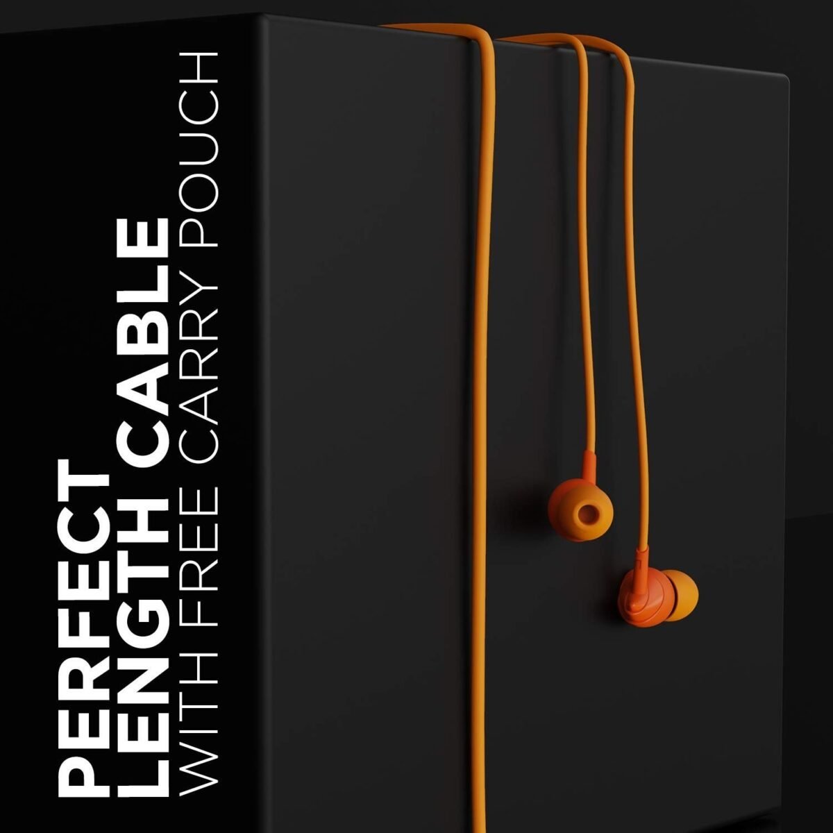 boAt Bassheads 100 in Ear Wired Earphones with Mic(Furious Red)