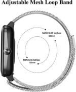 JBJ Stainless Steel 19mm Chain Strap with Magnetic Buckle Compatible with Noise Colorfit Pro 2, Boat Storm Smart Watch & JBJ Stainless Steel 19mm Chain Strap with Magnetic Buckle Compatible with Noise Colorfit Pro 2, Boat Storm Smart Watch &