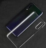 Transparent Back Cover for Samsung Galaxy A70 | Shockproof Silicone Back Case Cover (Transparent )