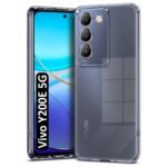Vivo Y200e 5G | Raised Bumps for Camera & Screen Protection | Transparent Back