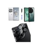 3 in 1 Combo Pack for OnePlus 12 5G – Eagle Black (Back Cover + Camera Lens Protector + Tempered Glass)