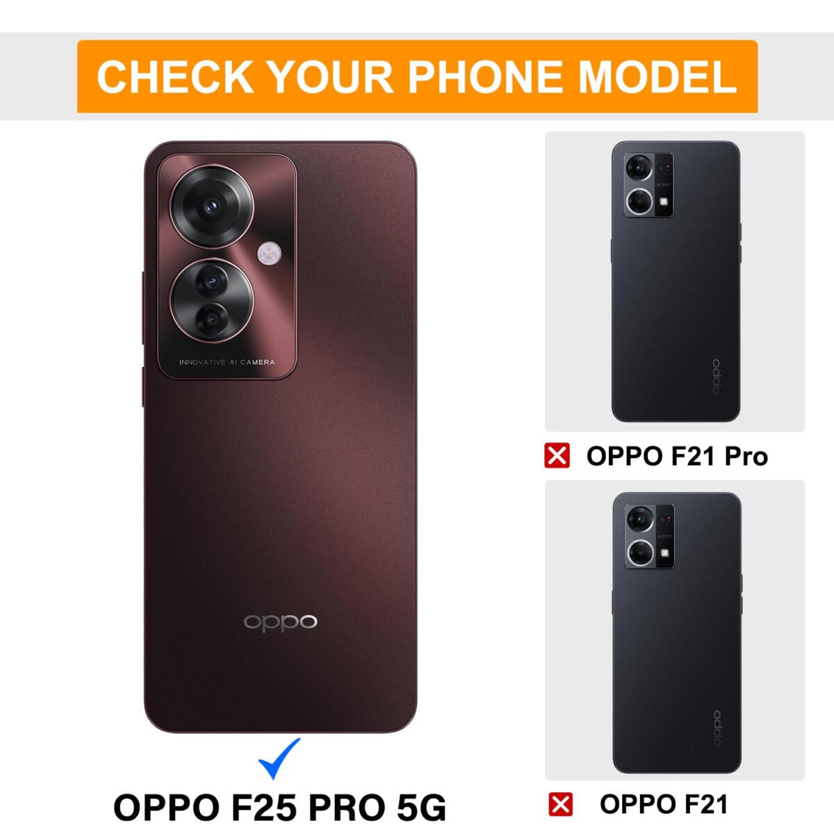 Back Cover Case for Oppo F25 Pro 5G (Transparent) | (Soft Silicon) (Dust Plug) | (Anti Slip Design)