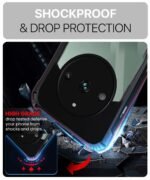 Back Cover Case Realme 11 Pro 5G | 360 Degree Protection | Transparent Black (Eagle)