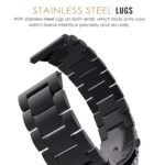 OMI  20MM Heavy Metal Chain Strap with Secure Lock Techonology Compatible with Amazfit GTS 2 Mini, Amazfit Bip, Amazfit GTS,