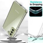 Back Case Cover for Samsung Galaxy S21 FE 5G | Shockproof Designt (Transparent)