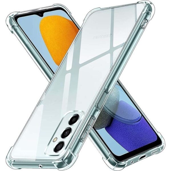 Silicone For [Samsung Galaxy M13 4G] Bumper Back Case Cover (Transparent)