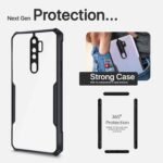 Oppo A5 2020/A9 2020 Back Cover Crystal Clear Transparent Back Ultra Hyrbid Full Camera Protection (Eagle)
