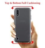 Silicone Back Cover for Samsung Galaxy M01 - (Transparent)
