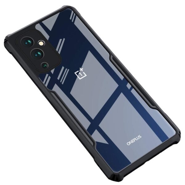 Back Case Cover for OnePlus 9 with Camera Protection | (TPU + PC | Matte Black) - Eagle