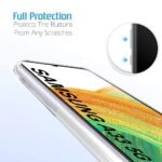 Ultra Clear Slim Silicone Back Cover Soft Case for Samsung Galaxy A33 5G | Best Camera Protection (Transparent )