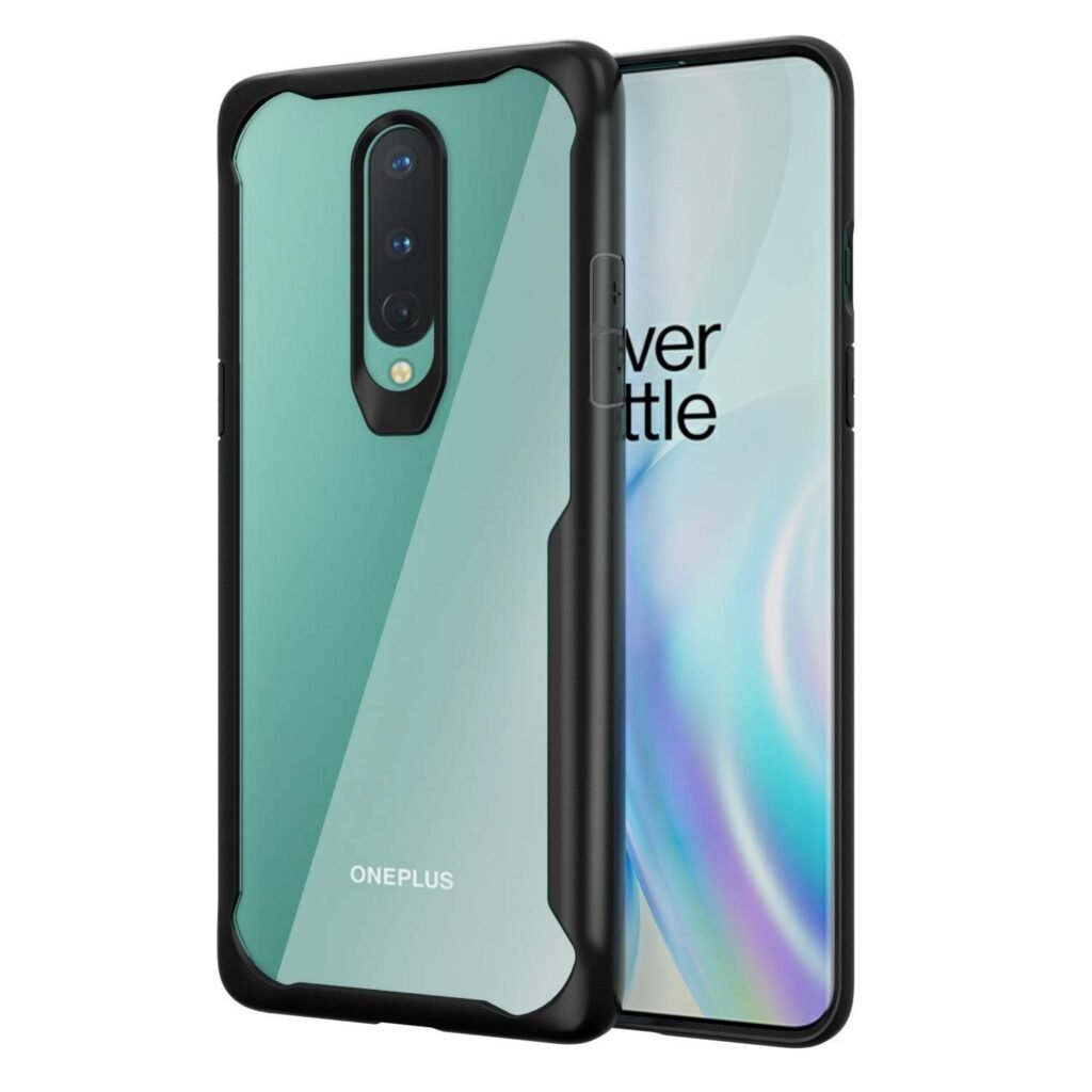 OnePlus 8 Case Back Cover, Transparent Clear Gel Premium TPU Bumper [Shock Proof] [Scratch Resistant] Back Case - Eagle
