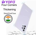Silicone Transparent Back Cover for Samsung A72 | Shockproof Bumper Corner with Ultimate Protection