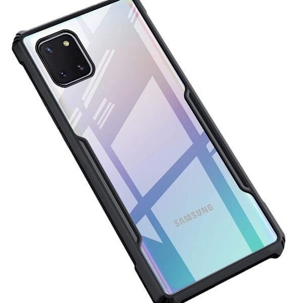 Shockproof Back Cover for Samsung Galaxy Note 10 Lite (Transparent Black Border) -Eagle