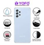 Back Cover for Samsung Galaxy A13 (Silicone | Transparent | Camera Protection)