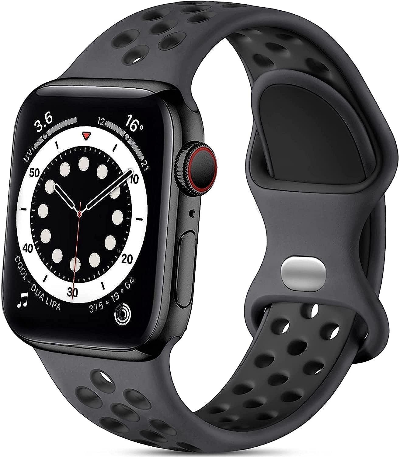 Buy JBJ Sport Band Compatible with Apple Watch Band 38mm 40mm 41mm 45mm 44mm 42mm for Women Men Soft Silicone Sport Breathable Online OnMartIndia