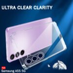 Samsung Galaxy A55 5G | Best Camera Protection | (Silicone, Transparent)