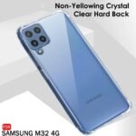 Back Cover Case For Samsung Galaxy M32 4G / M32 Prime| Shock Proof (Transparent)