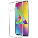 Transparent Back Cover for Samsung Galaxy A20 | Silicone Shockproof Bumper Case