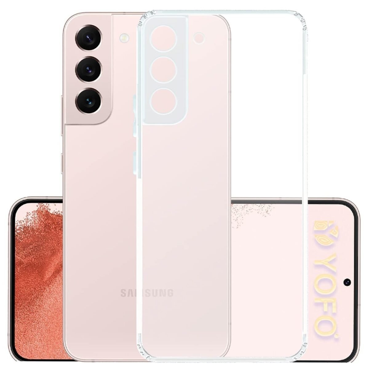 Back Cover for Samsung Galaxy S22 (5G) (Silicone | Transparent)