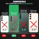 Shockproof Crystal Clear Back Cover Case for Samsung Galaxy S23 5G | 360 Degree Protection -Eagle