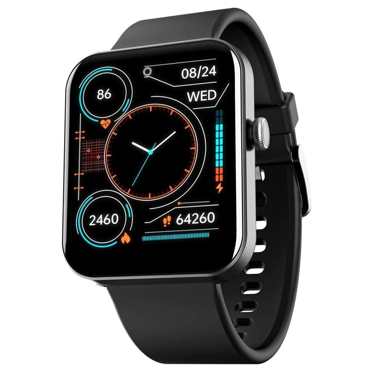 boAt Wave Leap Call with 1.83" HD Display, Advanced Bluetooth Calling, Multiple Watch Faces, Multi-Sports Modes, IP68, HR &