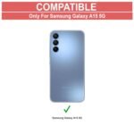 Back Case Cover msung Galaxy A15 5G (Polycarbonate, Thermoplastic Polyurethane_Matte Black)