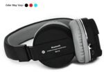 JBJ Wireless Bluetooth Over the Ear Headphone with Mic (Black)