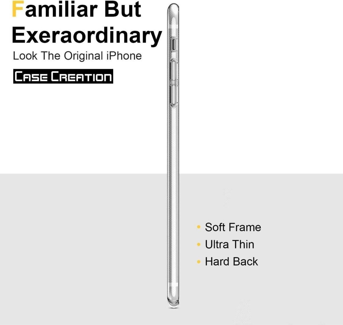 Back Case Cover for Vivo U20 | Anti Slip - Anti Grip Design (Transparent)