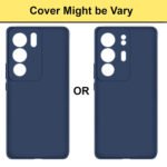 Vivo V29 Pro/Vivo V29 (5G) Back Cover | Camera Bump Protection | Ultra Slim Matte Soft Rubberised Case Cover (Blue)