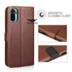 Redmi Note 10 / Note 10s Flip Back Cover | PU Leather Flip Cover Wallet Case with TPU Silicone Back Case Cover