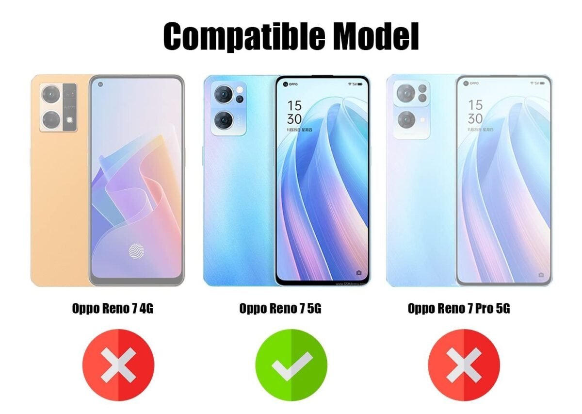 Back Cover Case for Oppo Reno7 5G | Reno 7 5G (Shockproof with Polycarbonate Clear Panel | Professional Black) Eagle