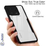 Back Cover Case for Xia Mi 13 Pro (Crystal Glass Back | Shockproof Bumpers (Eagle)