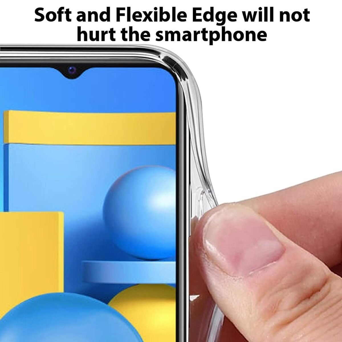 Soft & Flexible Back Cover for Vivo Y51A (Transparent)