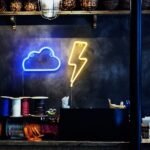 OMI Cloud & amp Lightning Bolt Neon Lights, Decorative and Creative LED Neon Wall Signs for Bedroom Kids Room Beer Bar Birthday Party Children's Gift and Festivals