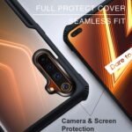 Eagle Polycarbonate Shockproof Back Cover For Realme 6 / Realme 6i (Transparent Black Border)
