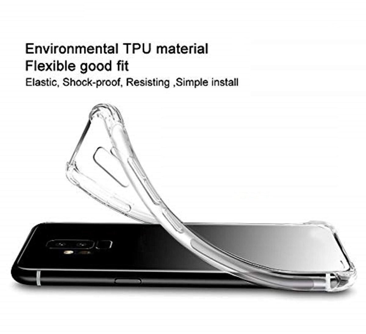 Silicon Shockproof Slim Back Cover Case for Vivo V21e 5G (Transparent)