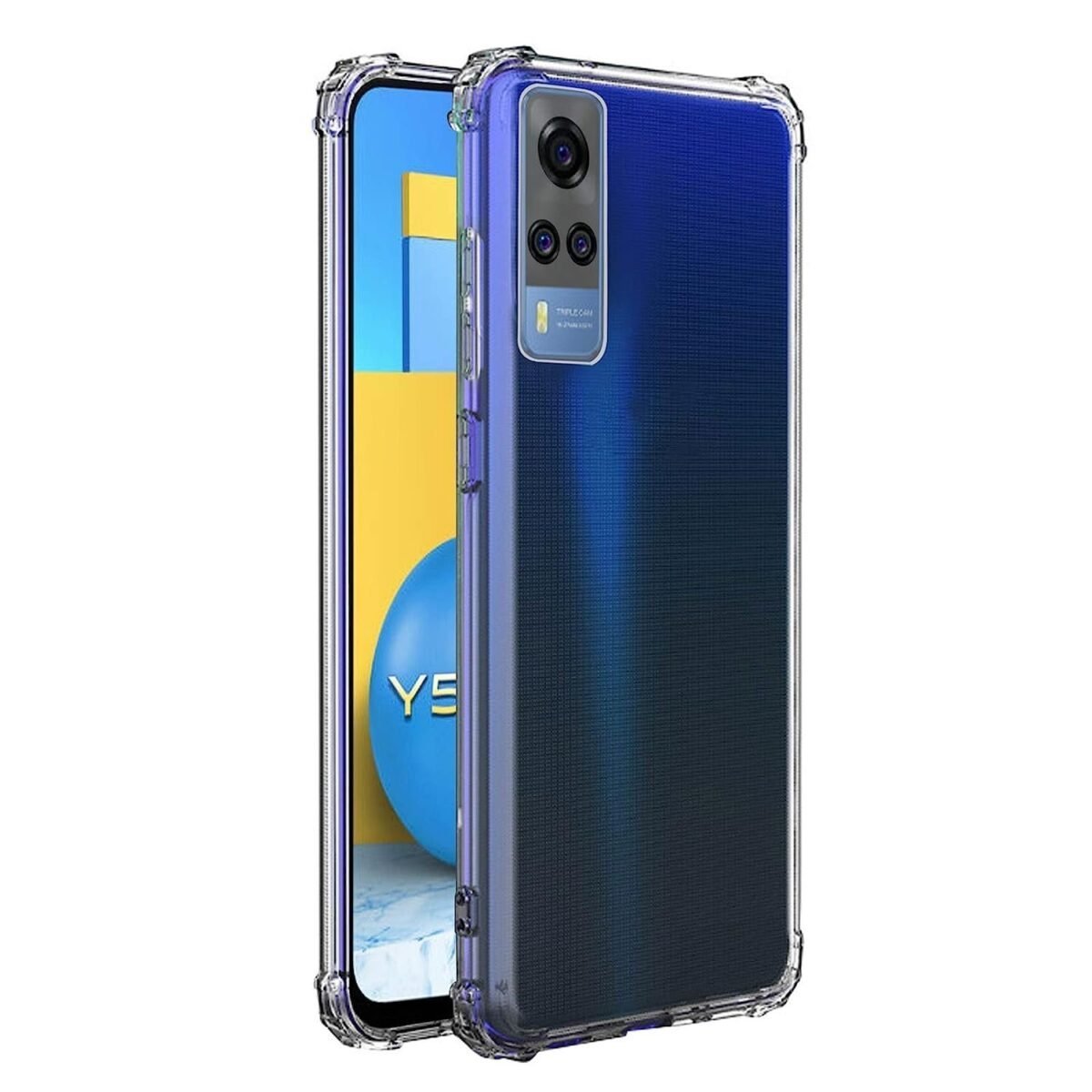 Soft & Flexible Back Cover for Vivo Y51A (Transparent)