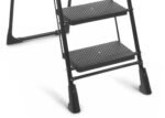 KRY Ladder for Home use Heavy Duty Steel with Wide Steps and Top Platform with Anti Slip and Anti Skid Shoes can be Used as Step